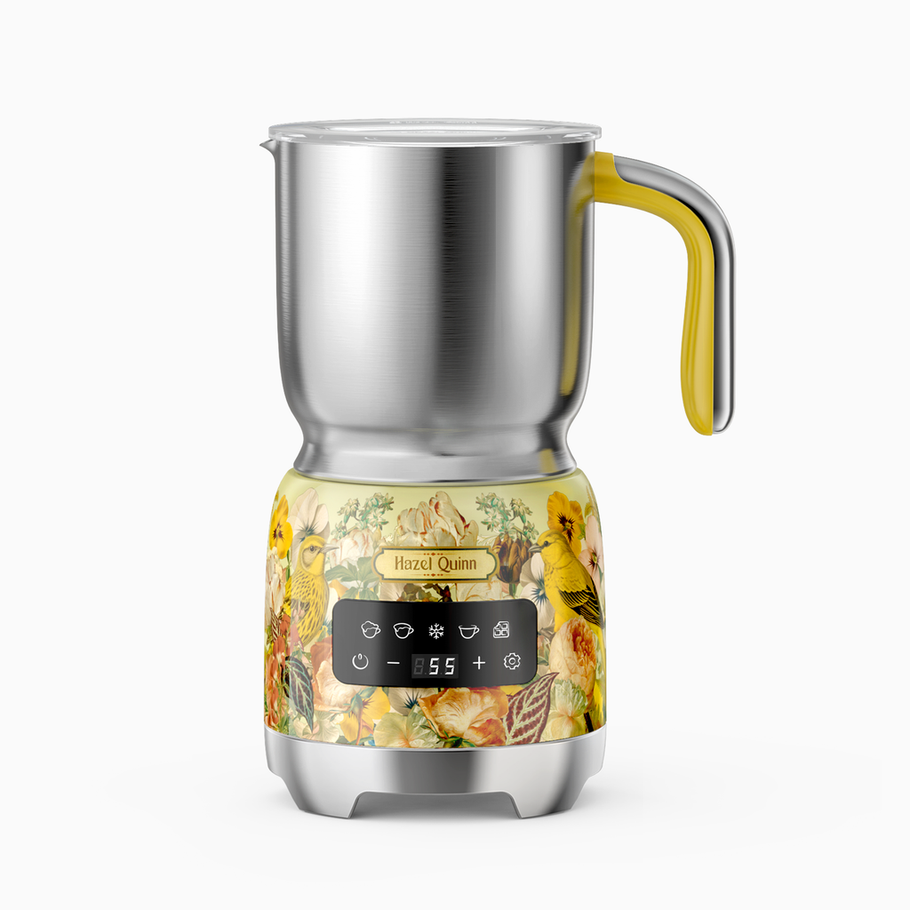 [Upbeat] Jointly-Designed 5-in-1 Electric Milk Frother, with Food Grade 304 Stainless Steel, LED Touch Screen, 0.4 L (Available in US, EU)