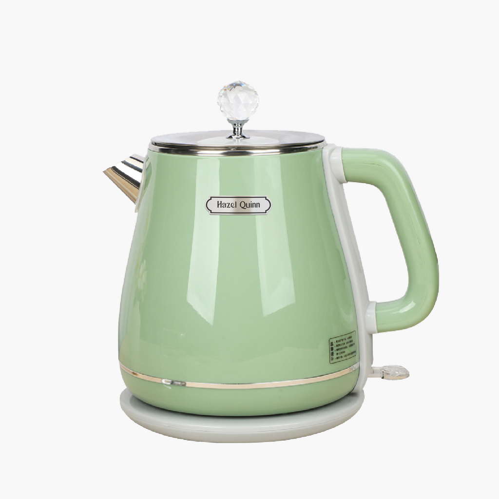 Light Green Electric Kettle, BPA Free Tea Kettle, Hot Water Boiler Heater, Stainless Steel Teapot, Auto Shut-Off & Boil-Dry Protection, 1.8L (Available in the US)