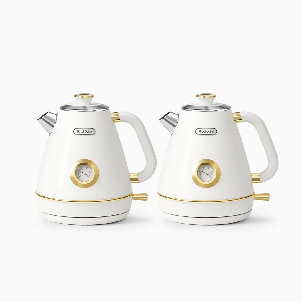 2Pcs Electric Kettles, with Food Grade 304 Stainless Steel, Dial Thermometer, 1.7 L